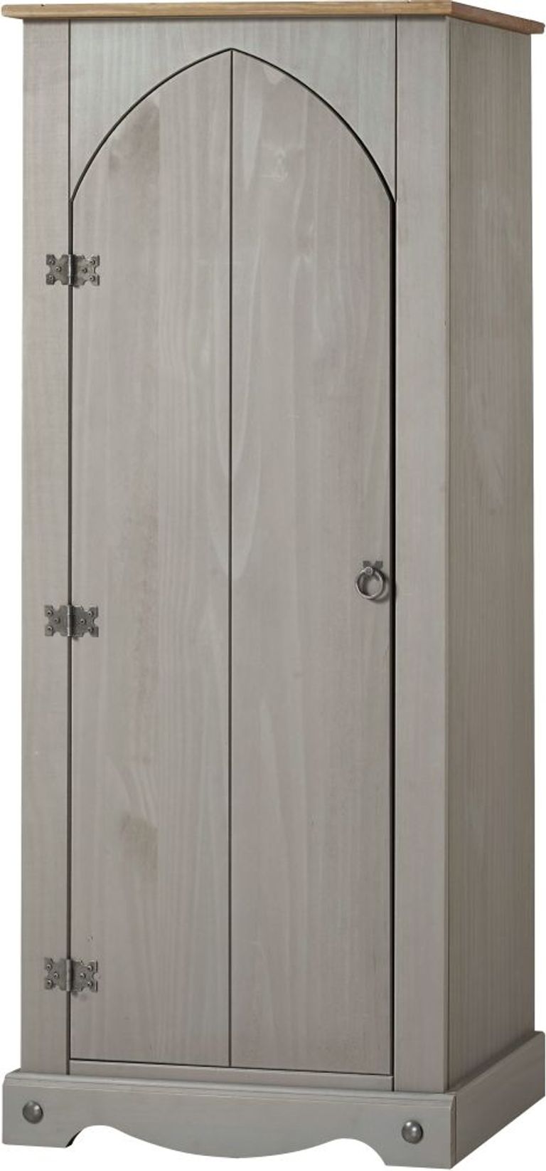 Corona Grey Mexican Pine Hall Cabinet 