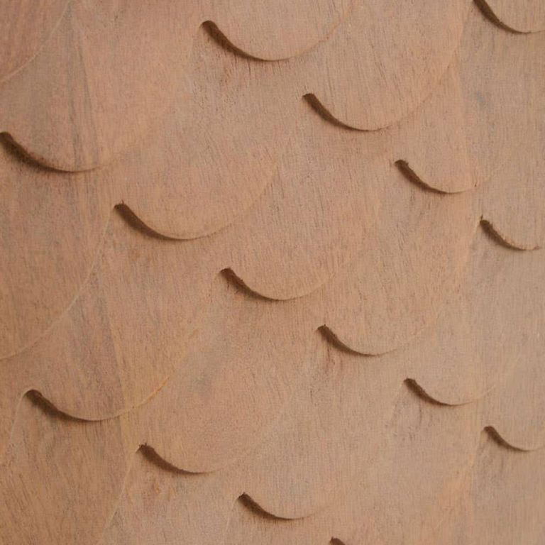 Costal Hall Cabinet - 2 Door - Dark Mango Wood