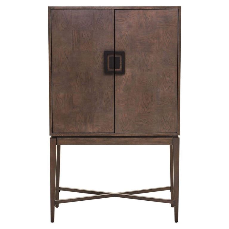Dimaro Hall Cabinet - 2 Door - Elm Wood