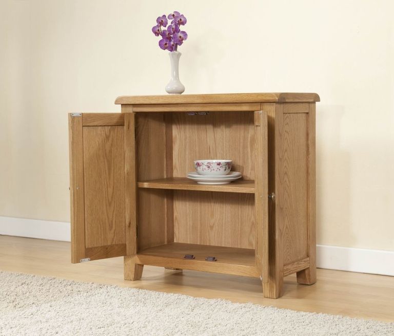 Dorset Hall Cabinet - 2 Door - Oak