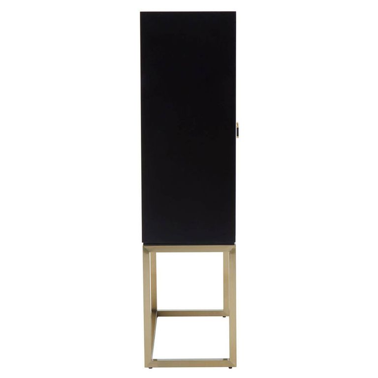 Dumas Hall Cabinet - 2 Door - Black and White