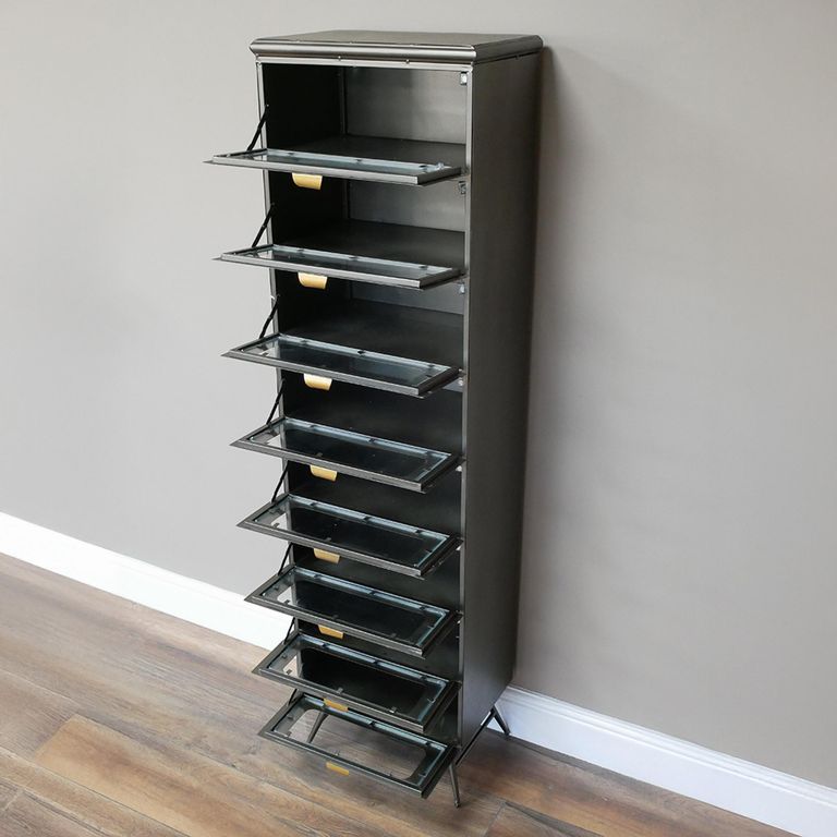 Storage Unit - Metal and Glass