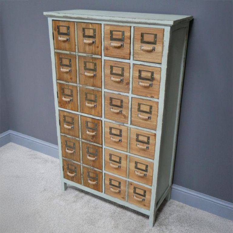 Apothecary Cabinet - 2 Door - Multi Drawer - Wooden