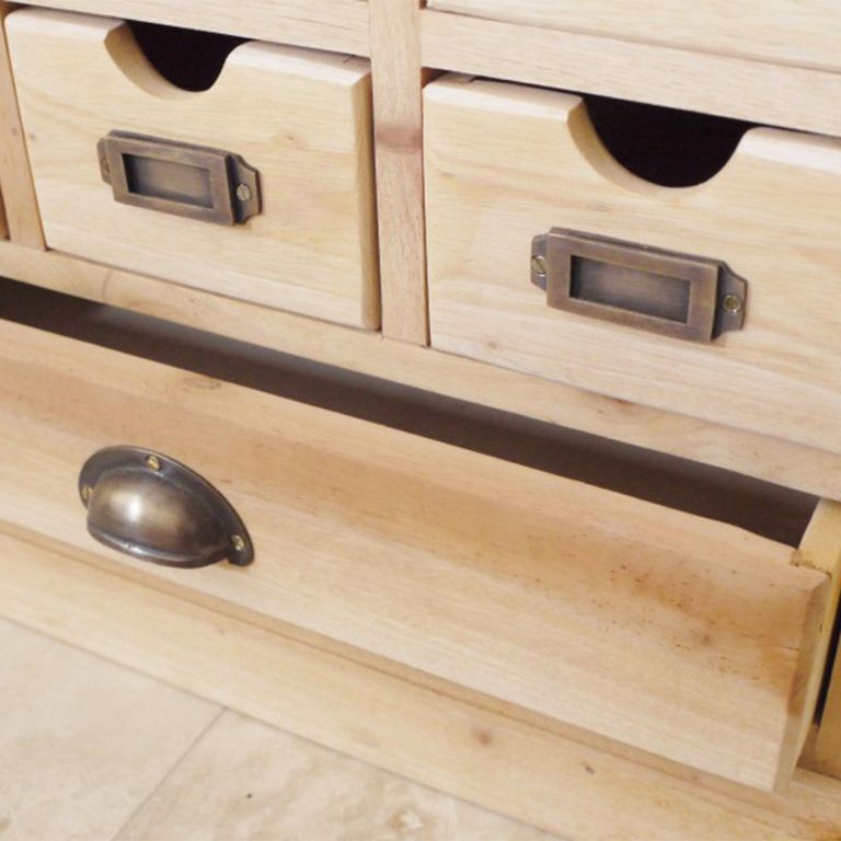 Apothecary Cabinet - Mahogany Wood - Multi Drawer