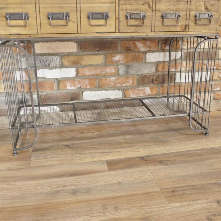 Cabinet - Wood and Metal - Multi Drawer