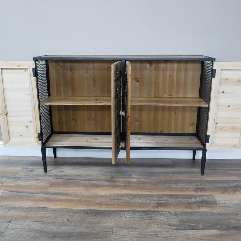 Cabinet - Multi Drawer - Wide - Wood and Metal
