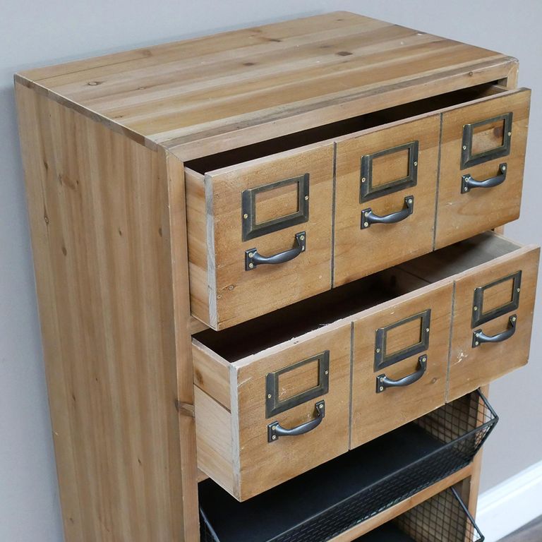 Storage Cabinet - Wood and Metal