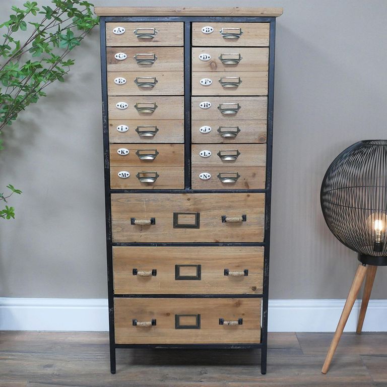 Cabinet - Multi Drawer - Tall - Wooden