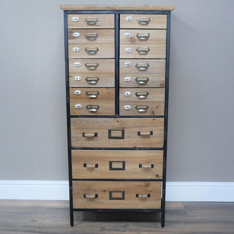 Cabinet - Multi Drawer - Tall - Wooden