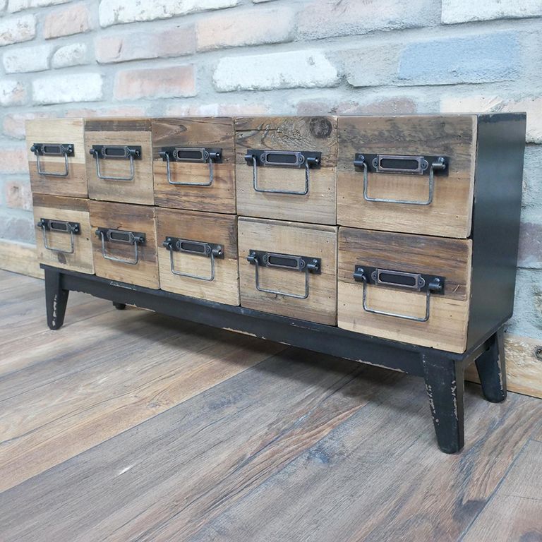 Storage Unit - Wooden - Multi Drawer - Wide