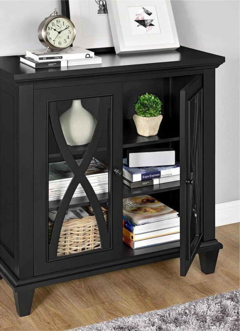Ellis Accent Cabinet in Black - 5042196COMUK