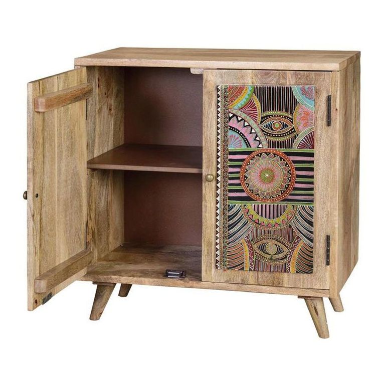 Emelia Hall Cabinet - Mango Wood - Painted - 2 Door