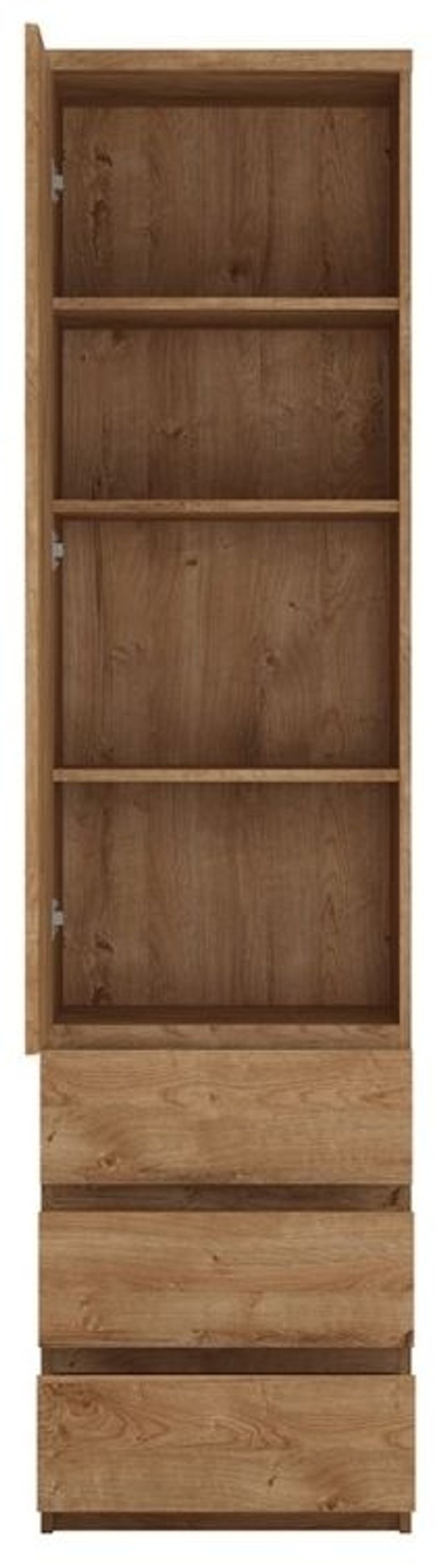 Fribo Oak Effect 1 Door Narrow Cabinet