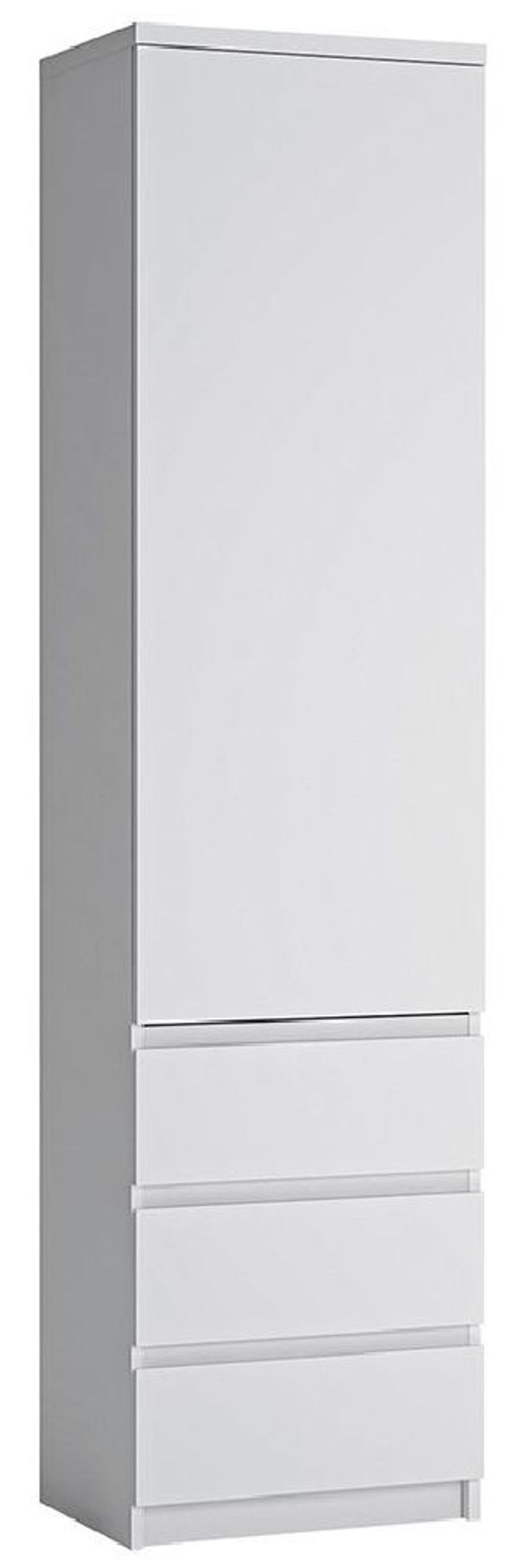 Fribo White 1 Door Narrow Cabinet