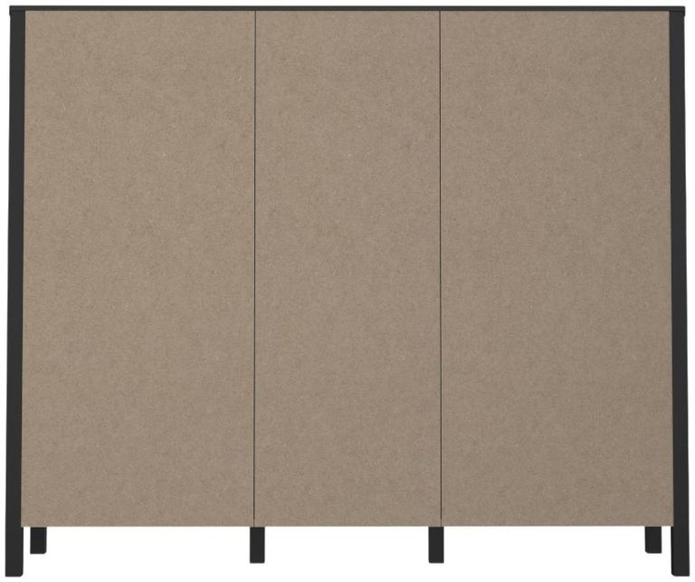 High Rock Oak Effect 3 Door Storage Cabinet