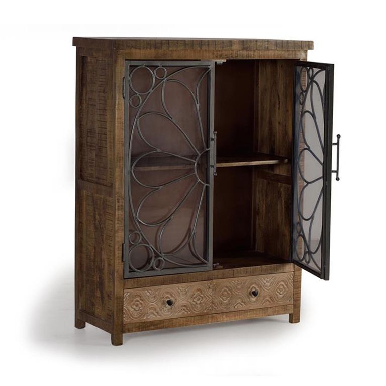 Hopkins Hall Cabinet - Mango Wood - 2 Door