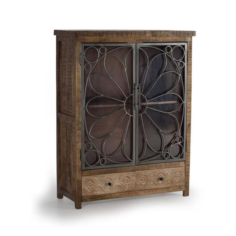 Hopkins Hall Cabinet - Mango Wood - 2 Door