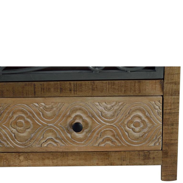 Hopkins Hall Cabinet - Mango Wood - 2 Door