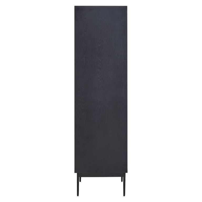Jakara Hall Cabinet - 2 Door - Black Wood