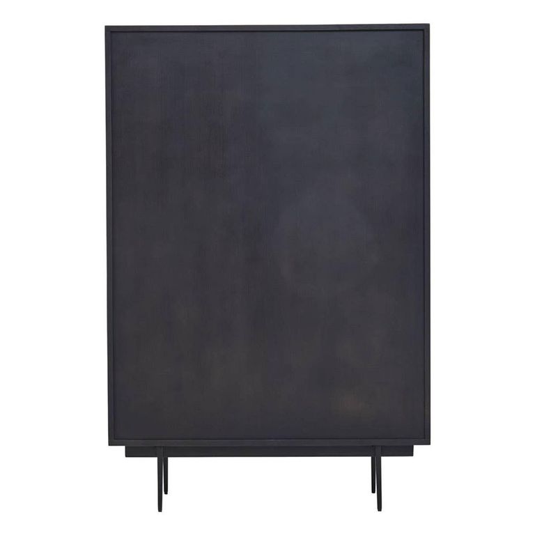 Jakara Hall Cabinet - 2 Door - Black Wood