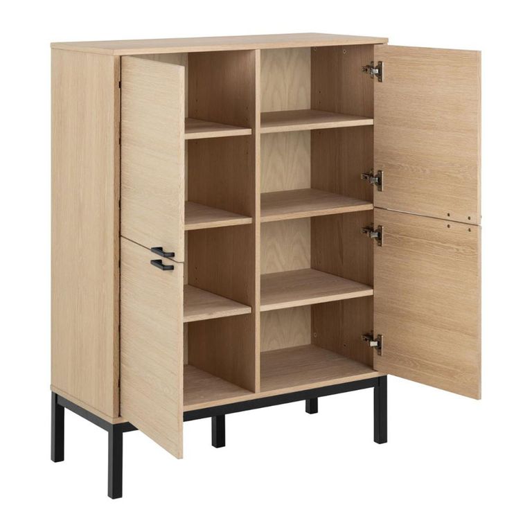 Kensington Hall Cabinet - 4 Door - Oak