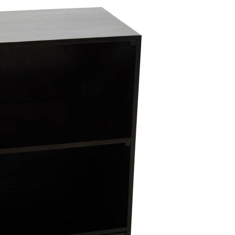 Kochi Hall Cabinet - 1 Door - Black - Mango Wood