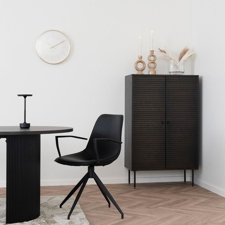 Kyoto Hall Cabinet - 2 Door - Smoked Oak