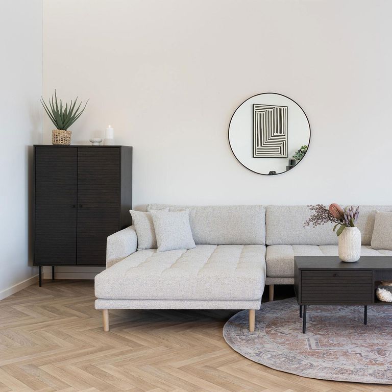 Kyoto Hall Cabinet - 2 Door - Smoked Oak