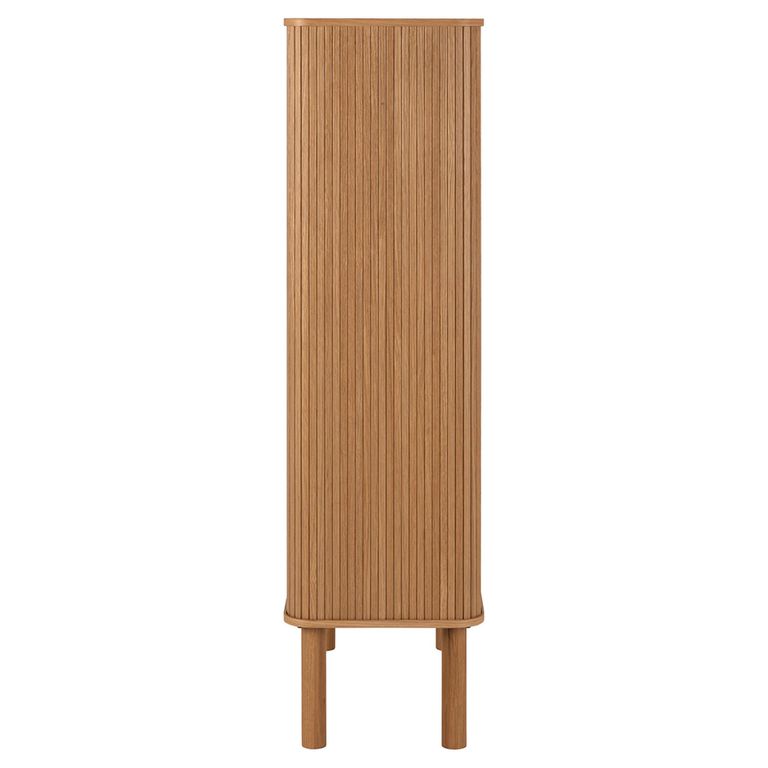 Langley Hall Cabinet - 2 Door - Fluted - Oak