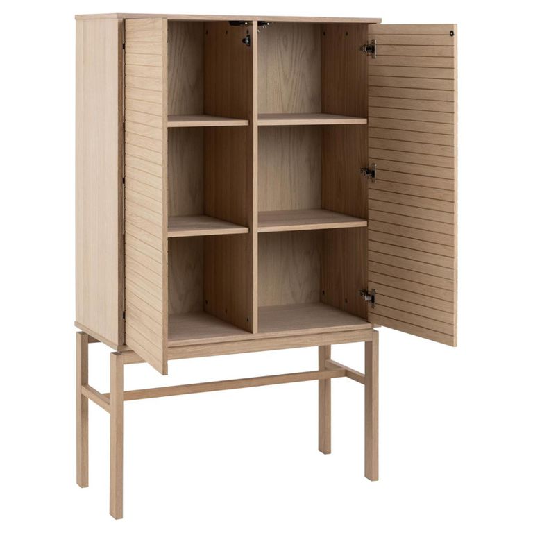 Linley Hall Cabinet - 2 Door - White Oak