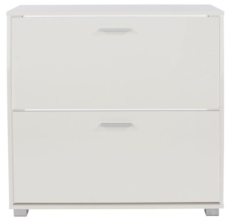 Lido White 2 Door Shoe Cabinet