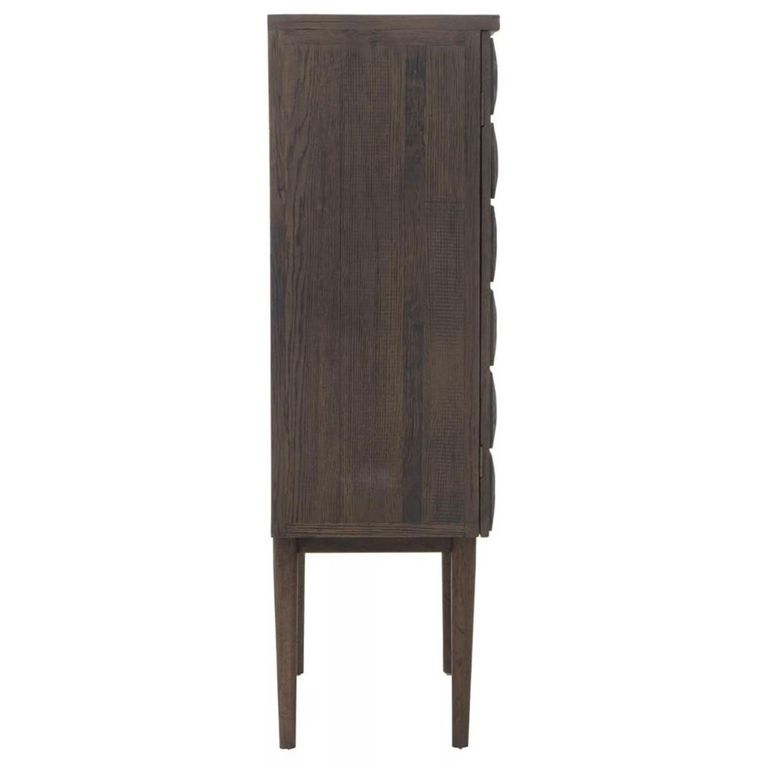 Lucca Hall Cabinet - 2 Door - Dark Oak