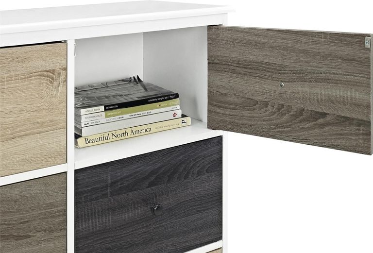 Merced 6 Door Storage Cabinet in White - 5072096UK