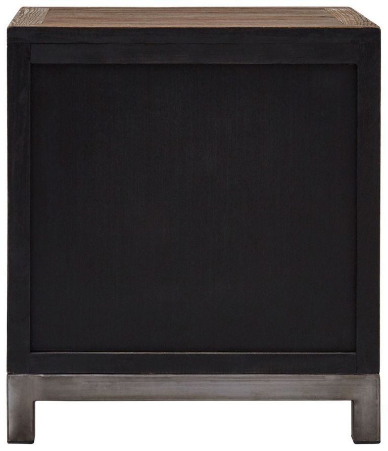 Midas Cabinet - 2 Door - Small - Industrial - Elm Wood