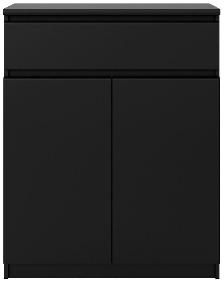 Naia Black 2 Door Cabinet