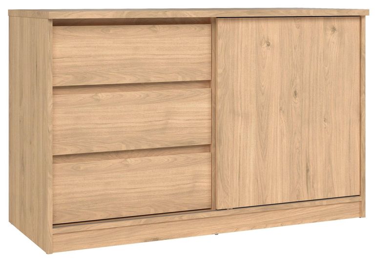 Naia Oak 1 Sliding Door Storage Unit