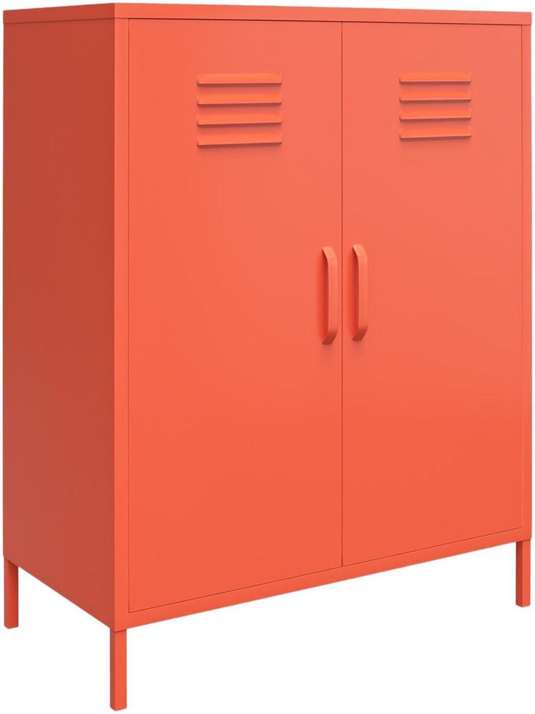 Nowata Cache Orange 2 Door Locker Storage Cabinet - 3384813COMNUK