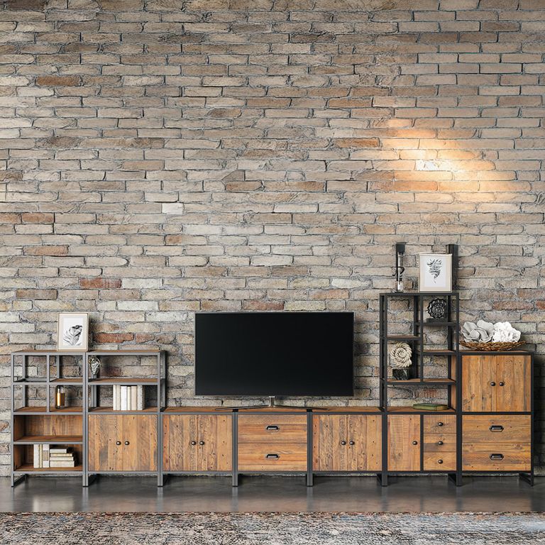 Ooki Modular Reclaimed Wood Low Cupboard - 2 Door