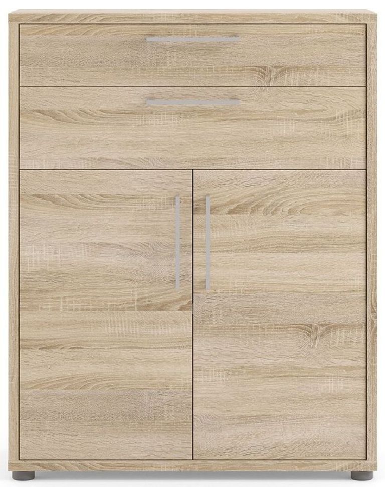 Prima Oak Effect 2 Door 2 Drawer Cabinet