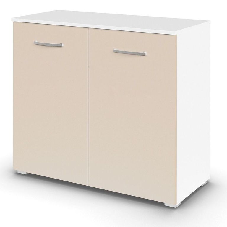 Rauch Aditio 2 Door Cupboard - Alpine White and Champagne