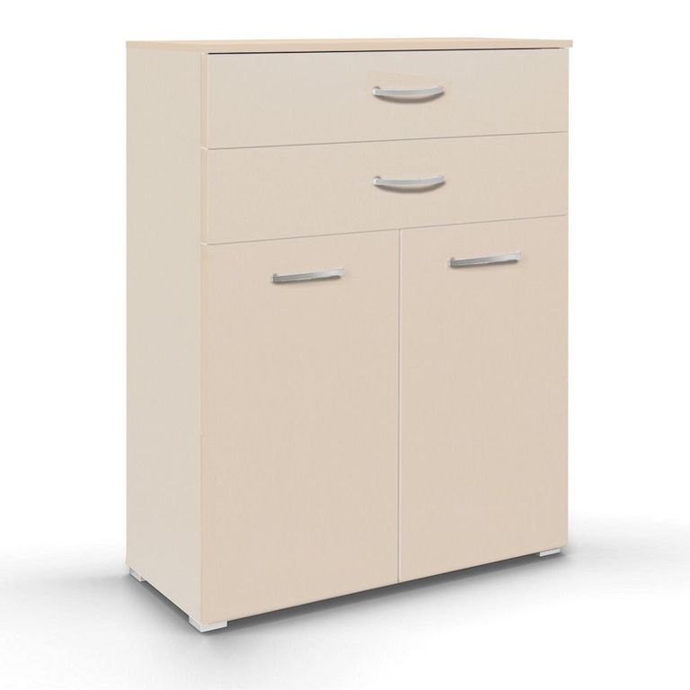 Rauch Aditio 2 Door Cupboard with 2 Top Drawer - Champagne