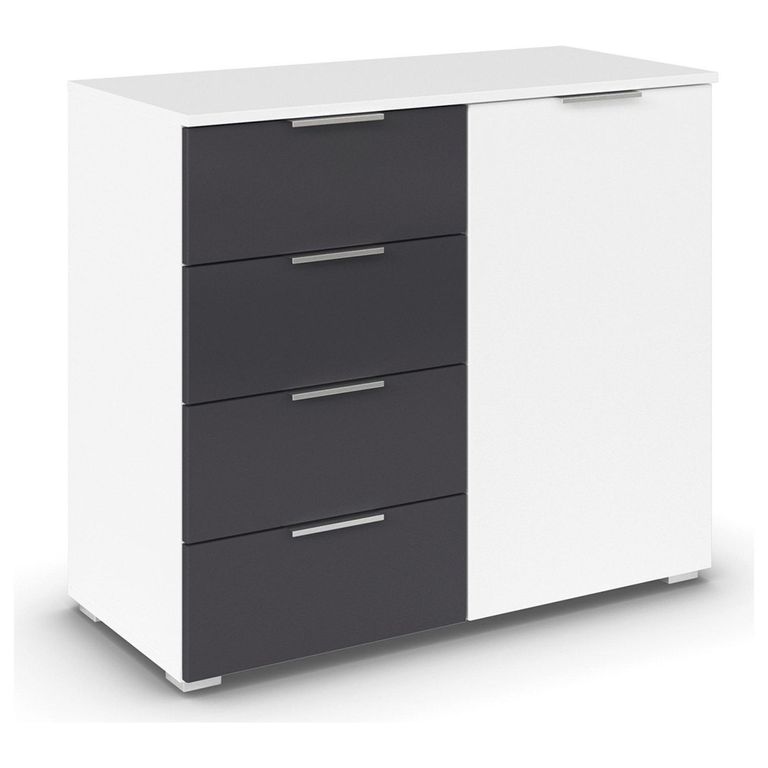 Rauch Monza 1 Door Chest - Alpine White and Metallic Dark Grey