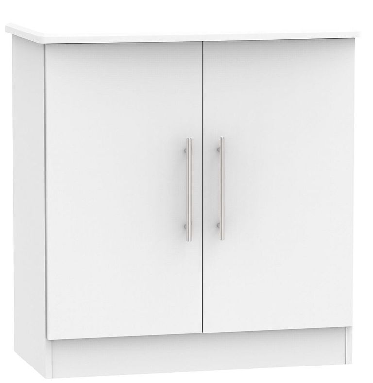 Sherwood Grey 2 Door Hall Cabinet