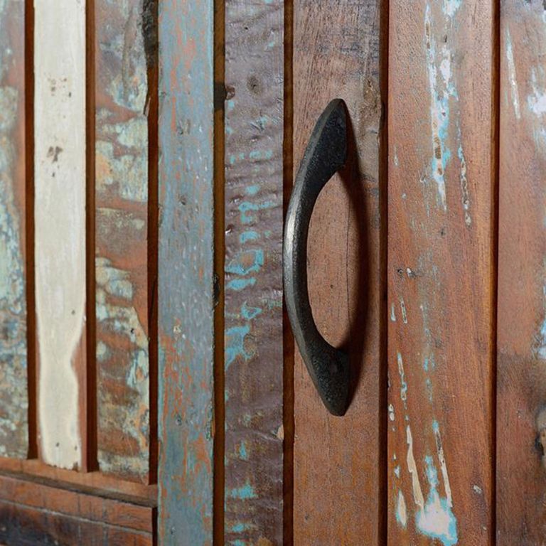 Texas Hall Cabinet - Recycled Wood - 3 Door