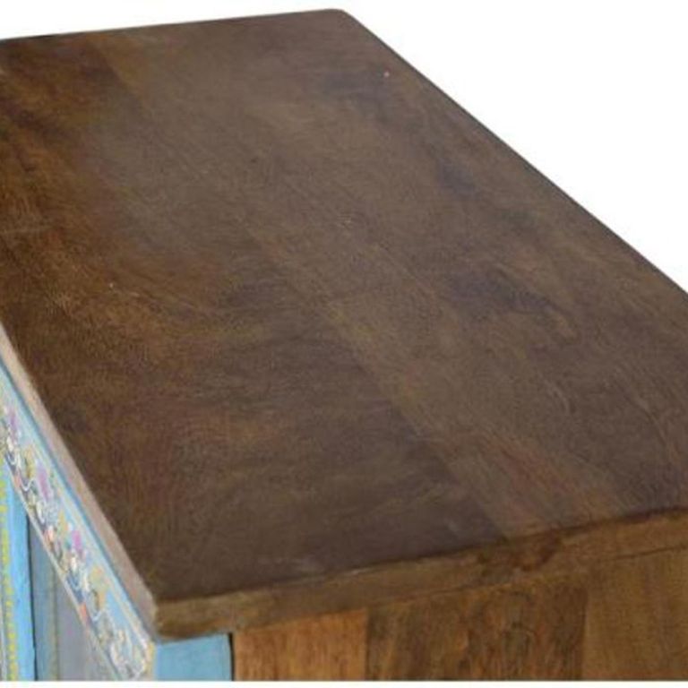 Timberon Hall Cabinet - Mango Wood - Painted - 2 Door