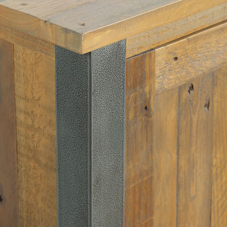 Urban Elegance Reclaimed Wood Storage Cabinet