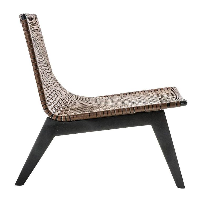Clearance - Leeds Lounge Chair - Brown Leather - FSS14754