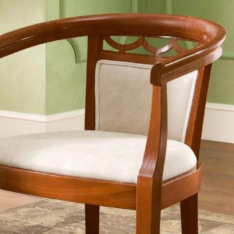 Nostalgia Bedroom Armchair - Walnut