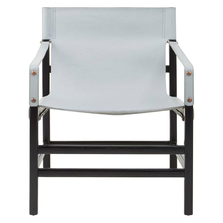 Kendari Armchair - Grey Leather
