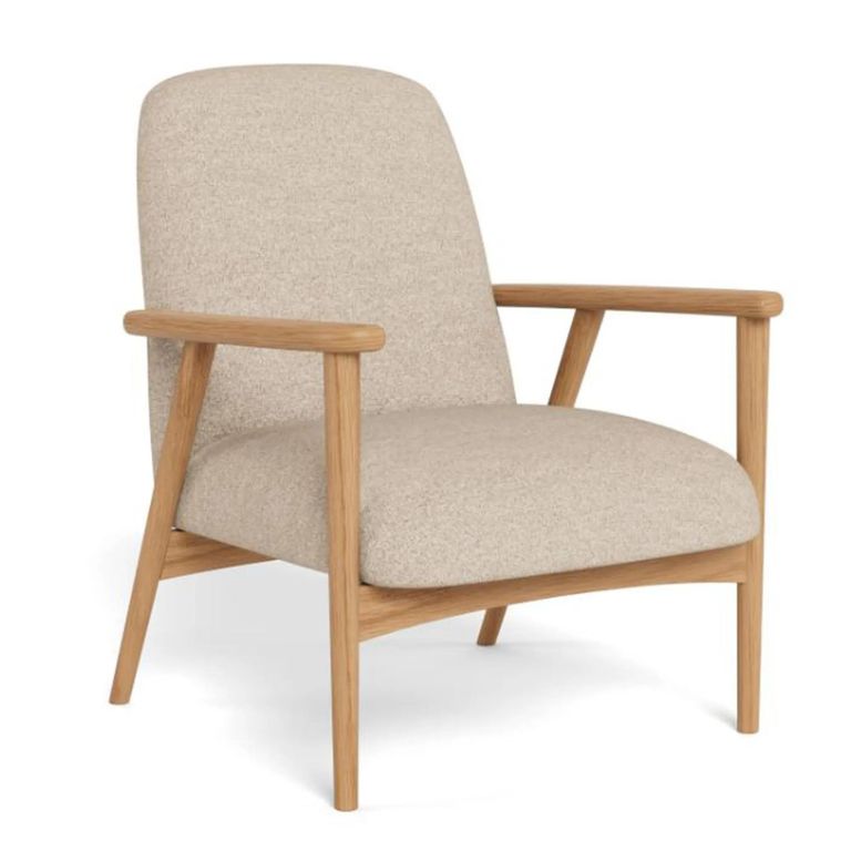 Auckland Lounge Chair - Beige Fabric